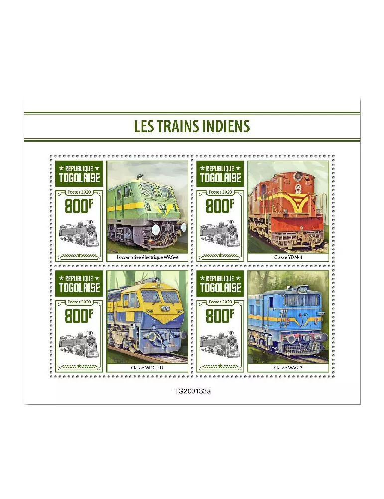 n° 8027/8030 - Timbre TOGO Poste