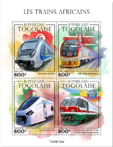 n° 8031/8034 - Timbre TOGO Poste