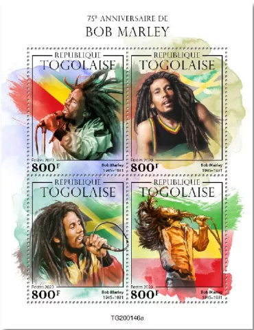 n° 8083/8086 - Timbre TOGO Poste