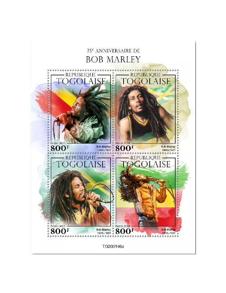 n° 8083/8086 - Timbre TOGO Poste