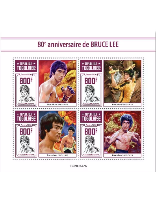 n° 8087/8090 - Timbre TOGO Poste