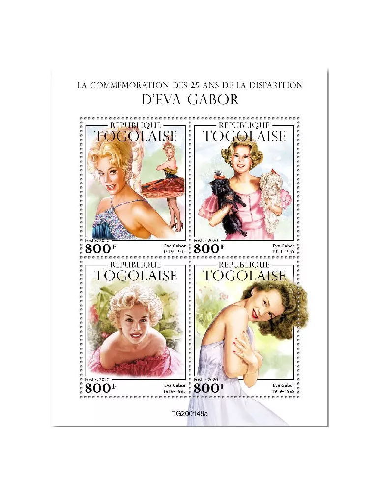 n° 8095/8098 - Timbre TOGO Poste