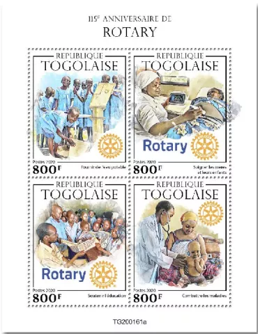 n° 8143/8146 - Timbre TOGO Poste