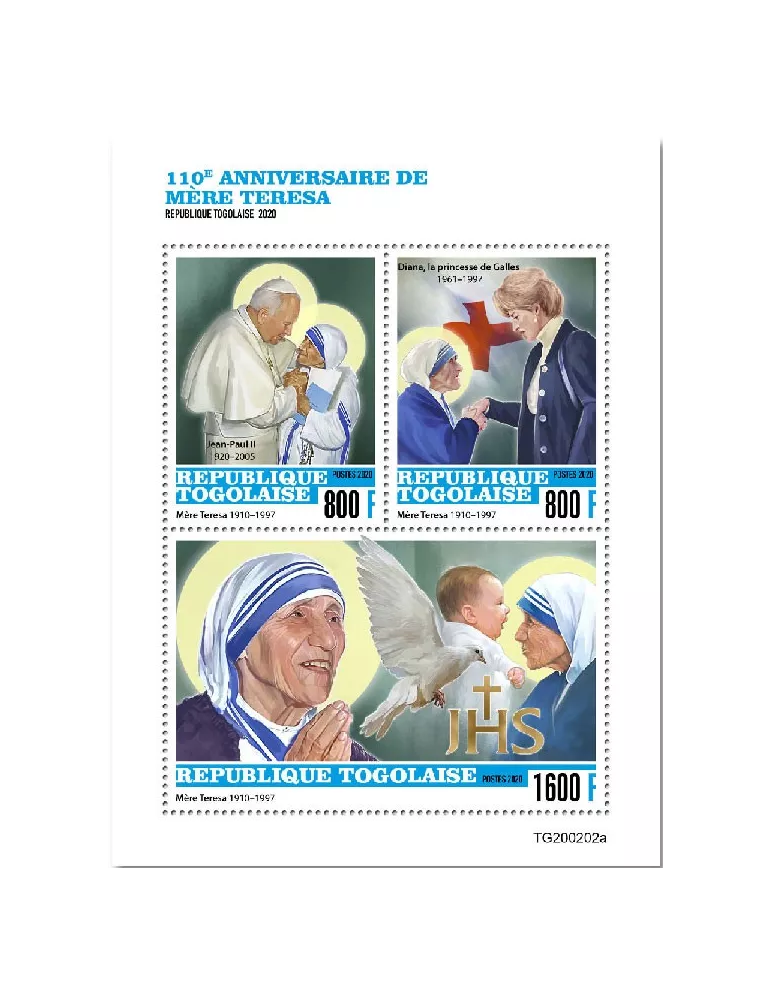 n° 8175/8177 - Timbre TOGO Poste