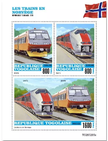 n° 8184/8186 - Timbre TOGO Poste