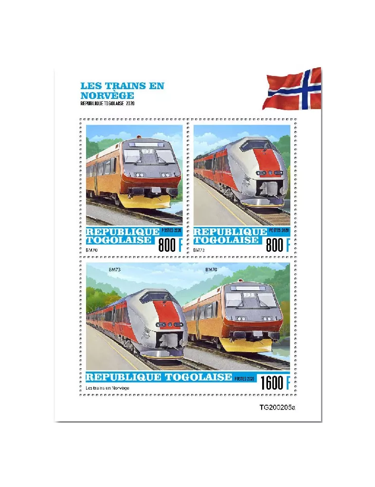 n° 8184/8186 - Timbre TOGO Poste