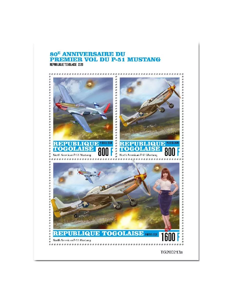 n° 8209/8211 - Timbre TOGO Poste