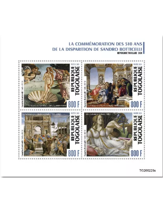 n° 8246/8249 - Timbre TOGO Poste