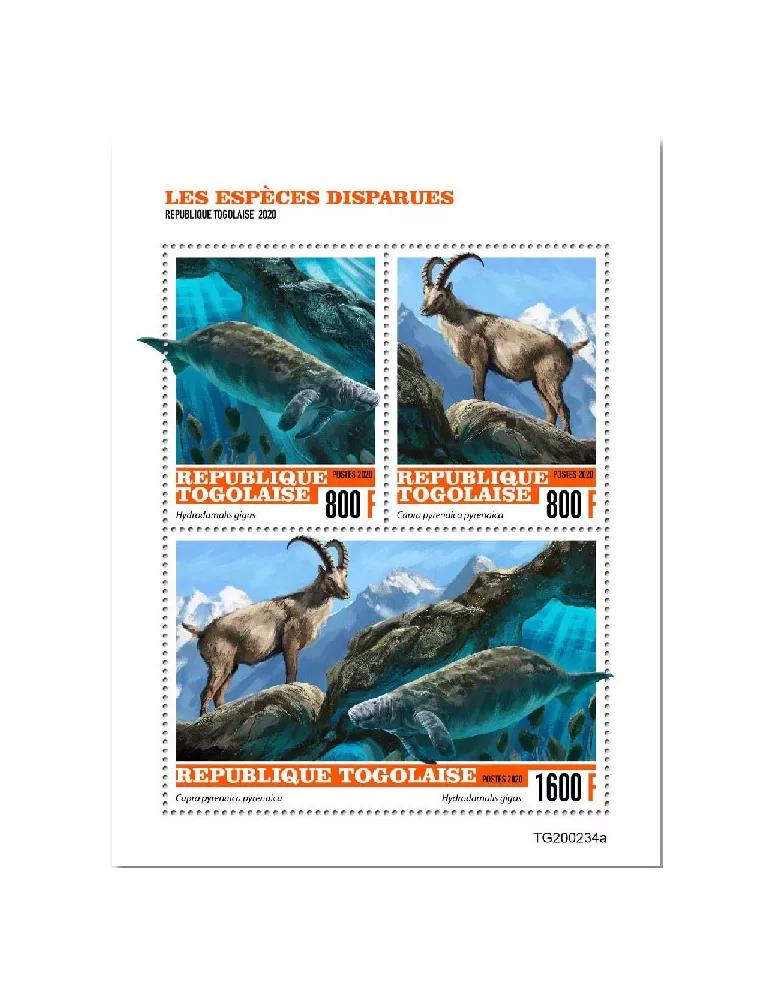 n° 8316/8318 - Timbre TOGO Poste