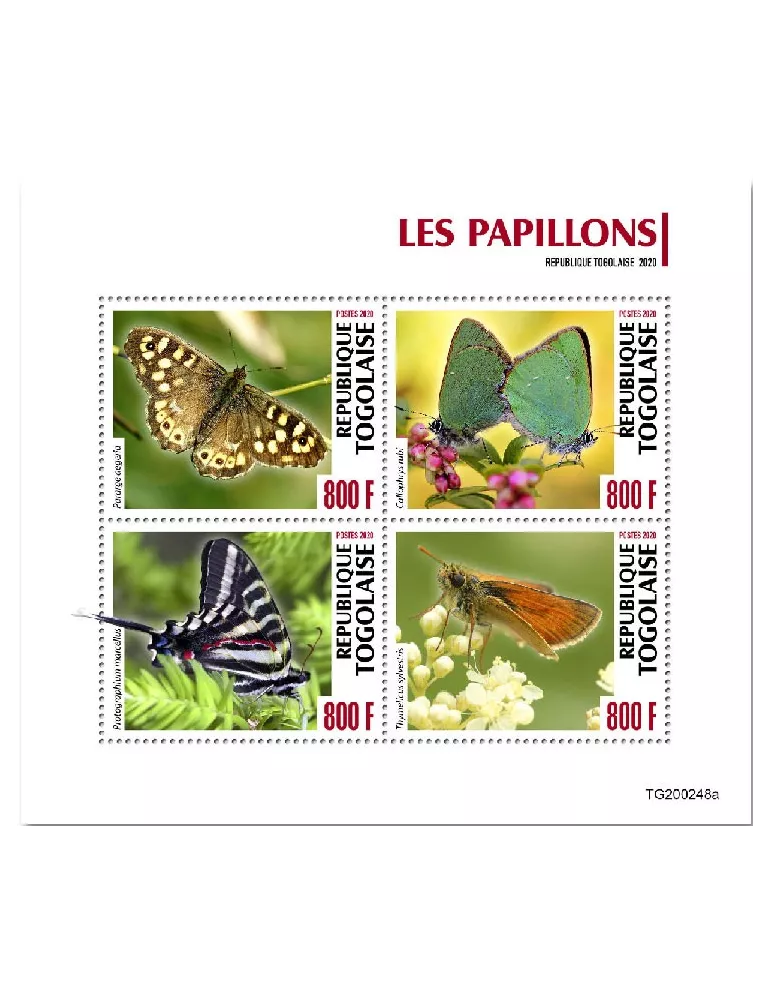 n° 8371/8374 - Timbre TOGO Poste