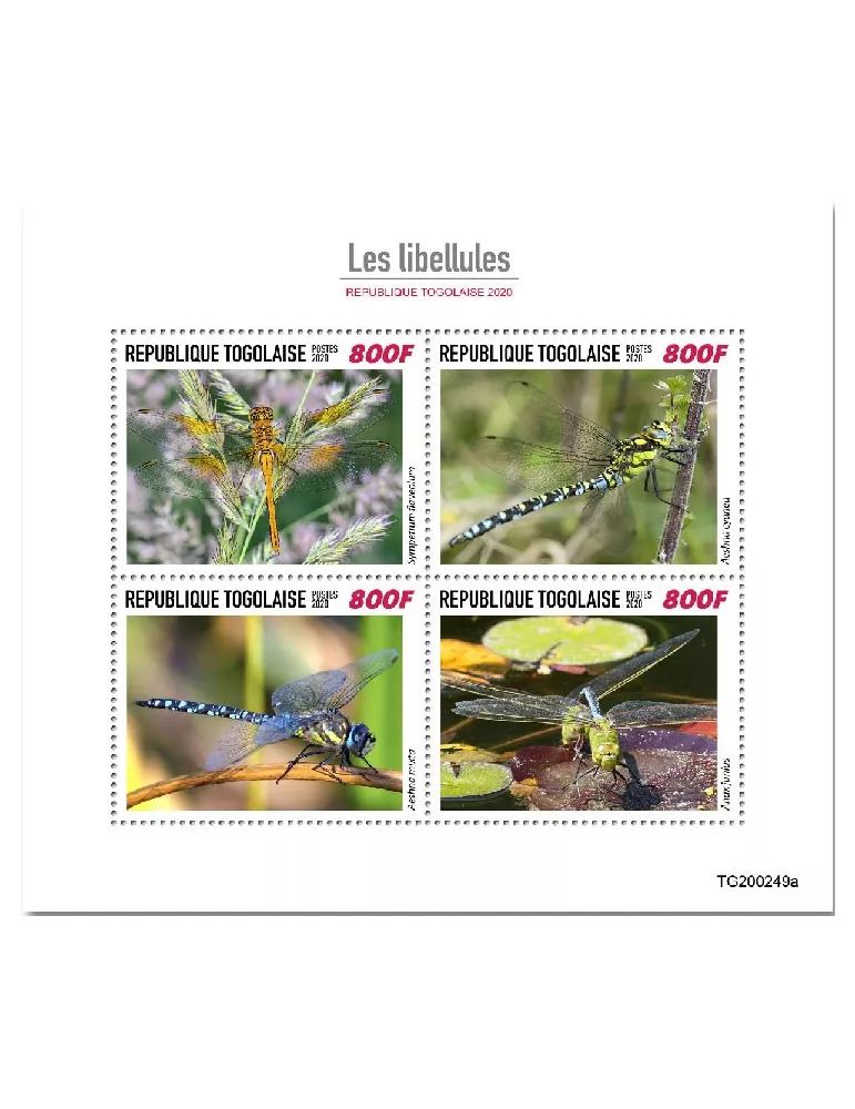 n° 8375/8378 - Timbre TOGO Poste