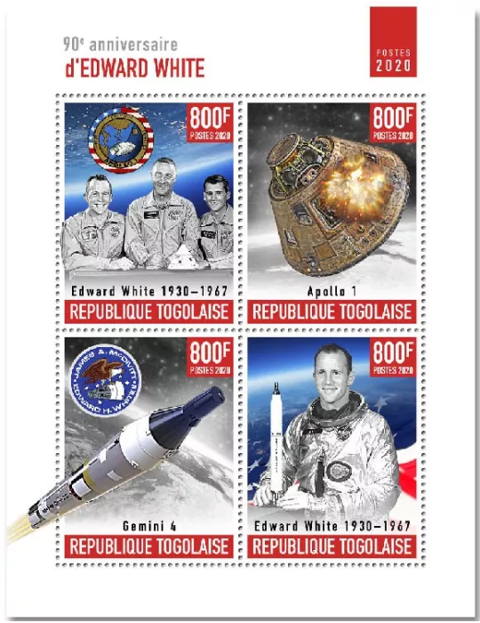 n° 8590/8593 - Timbre TOGO Poste