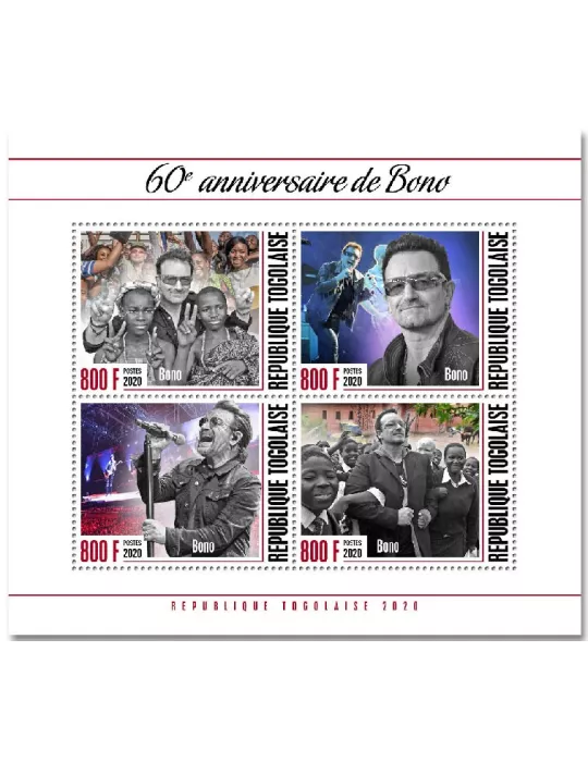 n° 8612/8615 - Timbre TOGO Poste