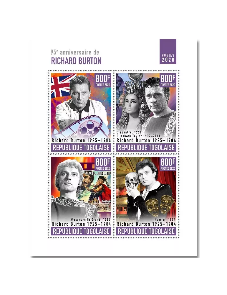 n° 8646/8649 - Timbre TOGO Poste