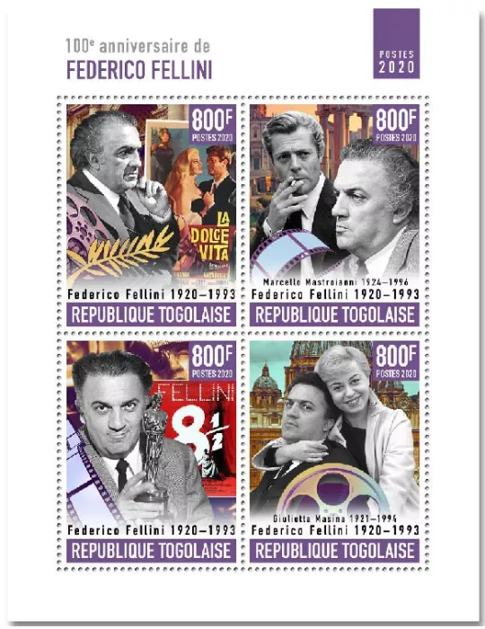 n° 8650/8653 - Timbre TOGO Poste