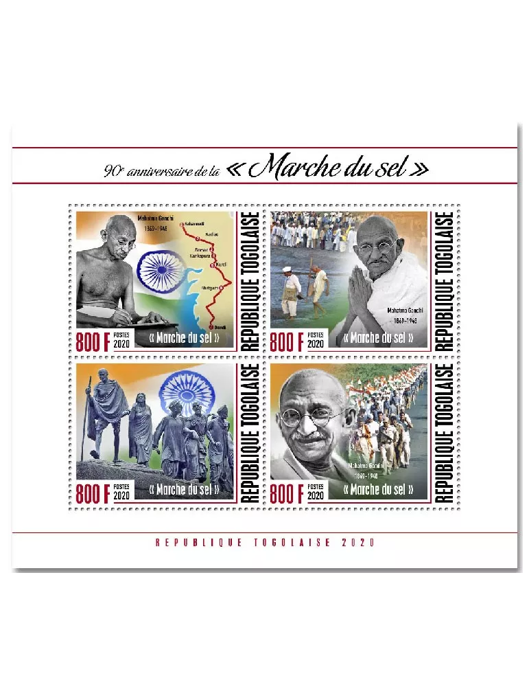 n° 8695/8698 - Timbre TOGO Poste