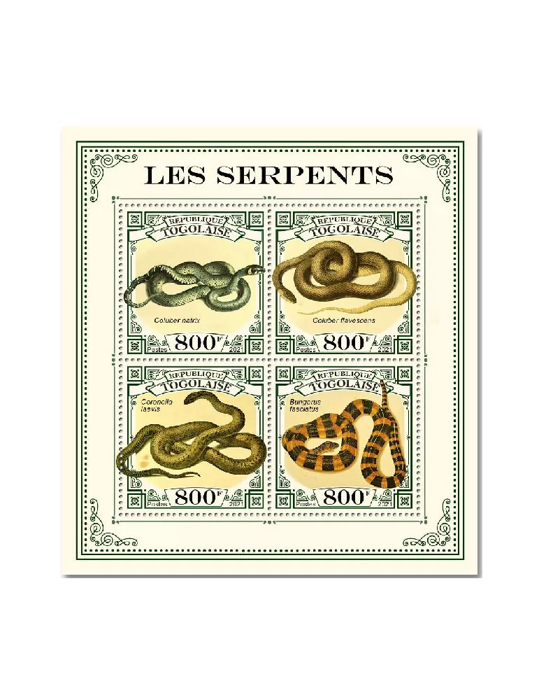 n° 8827/8830 - Timbre TOGO Poste