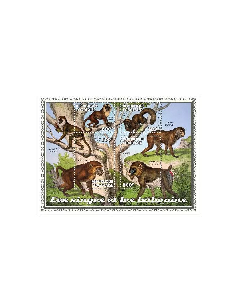 n° 8883/8886 - Timbre TOGO Poste