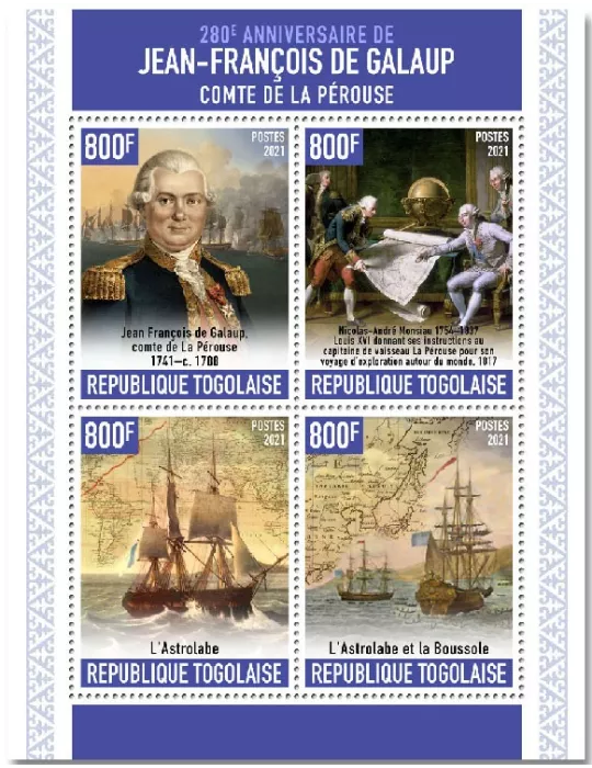 n° 8941/8944 - Timbre TOGO Poste