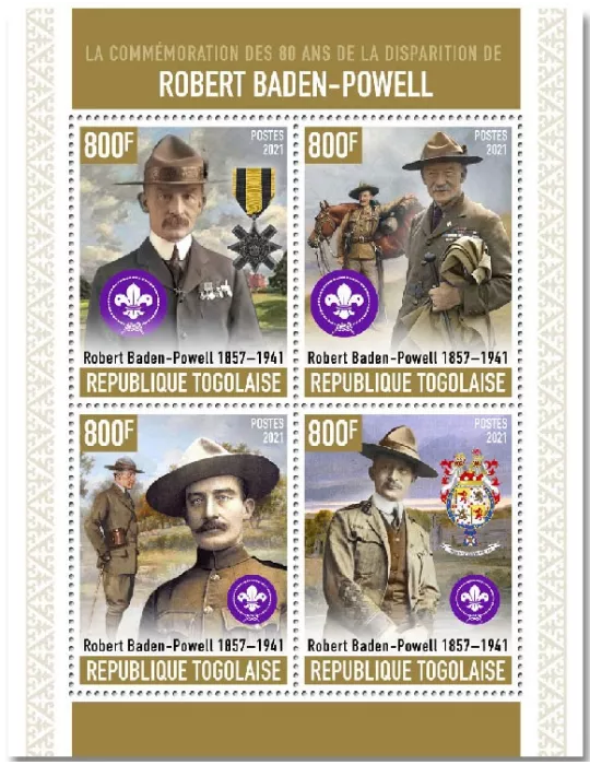 n° 8957/8960 - Timbre TOGO Poste