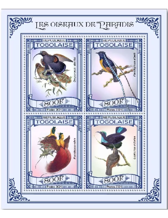 n° 9067/9070 - Timbre TOGO Poste