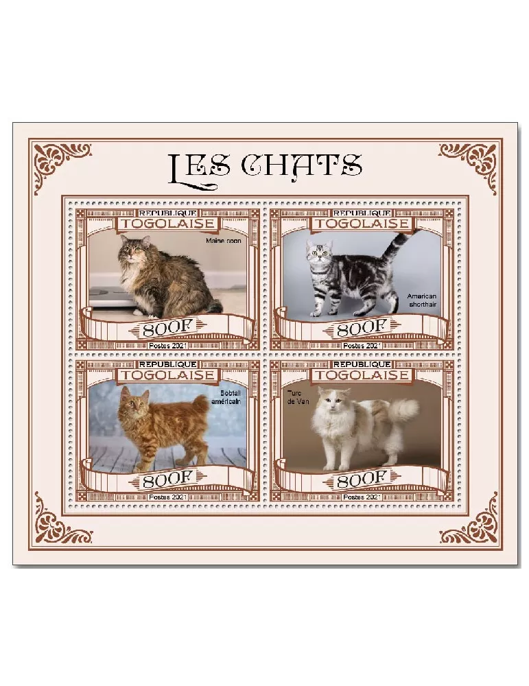 n° 9091/9094 - Timbre TOGO Poste