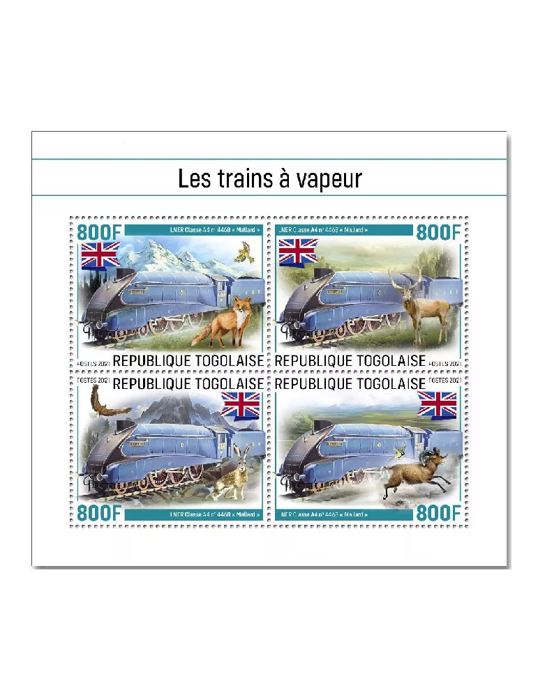 n° 9119/9122 - Timbre TOGO Poste