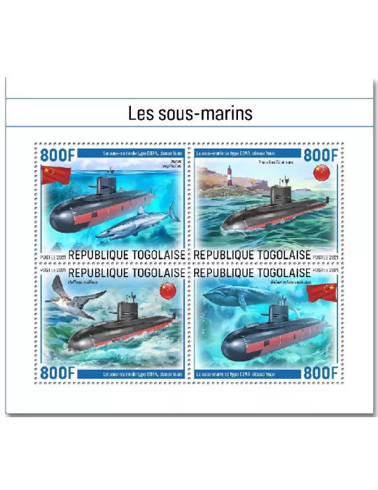 n° 9127/9130 - Timbre TOGO Poste