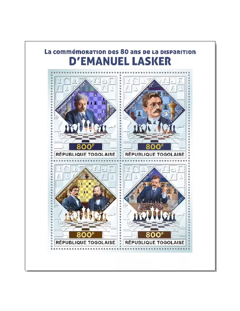 n° 9163/9166 - Timbre TOGO Poste