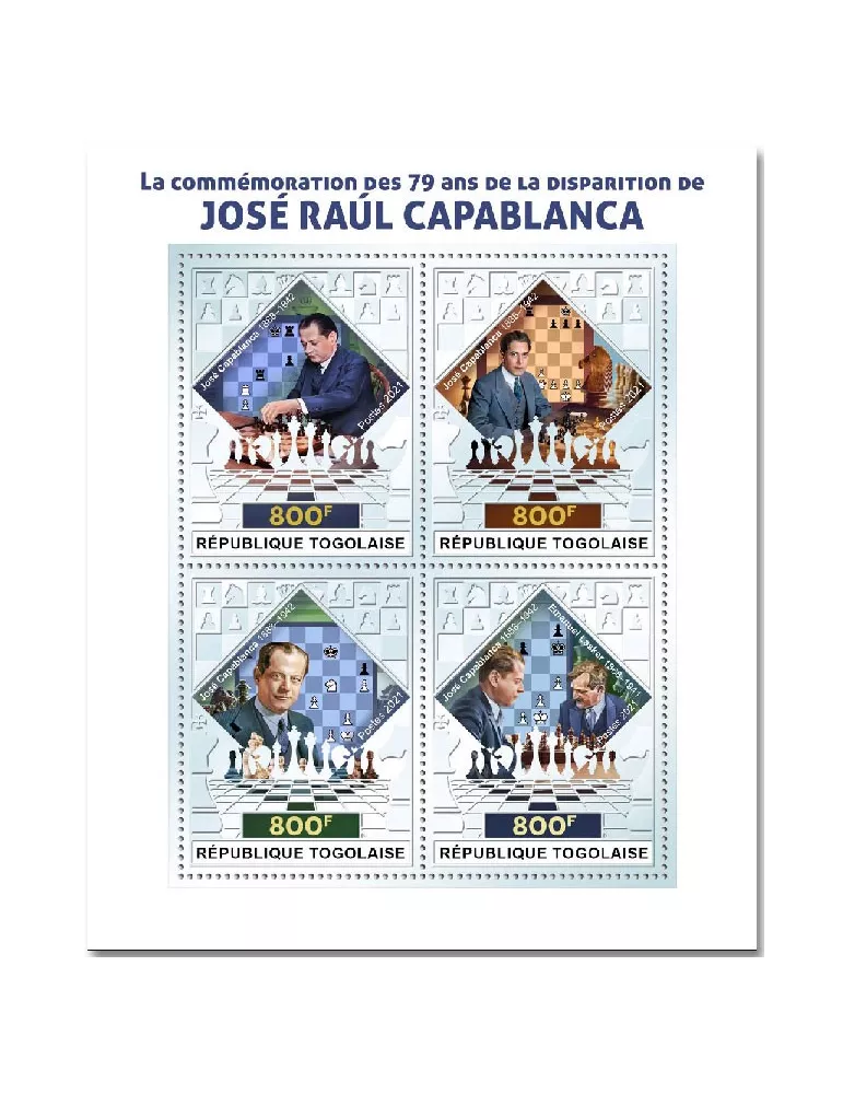 n° 9171/9174 - Timbre TOGO Poste