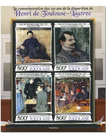 n° 9231/9234 - Timbre TOGO Poste