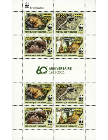 n° 9245/9248 (les 8 valeurs - 2 séries) - Timbre TOGO Poste