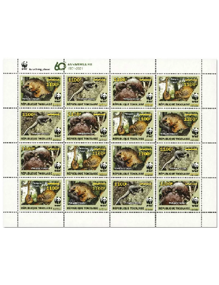 n° 9253/9256 (les 16 valeurs - 4 séries) - Timbre TOGO Poste