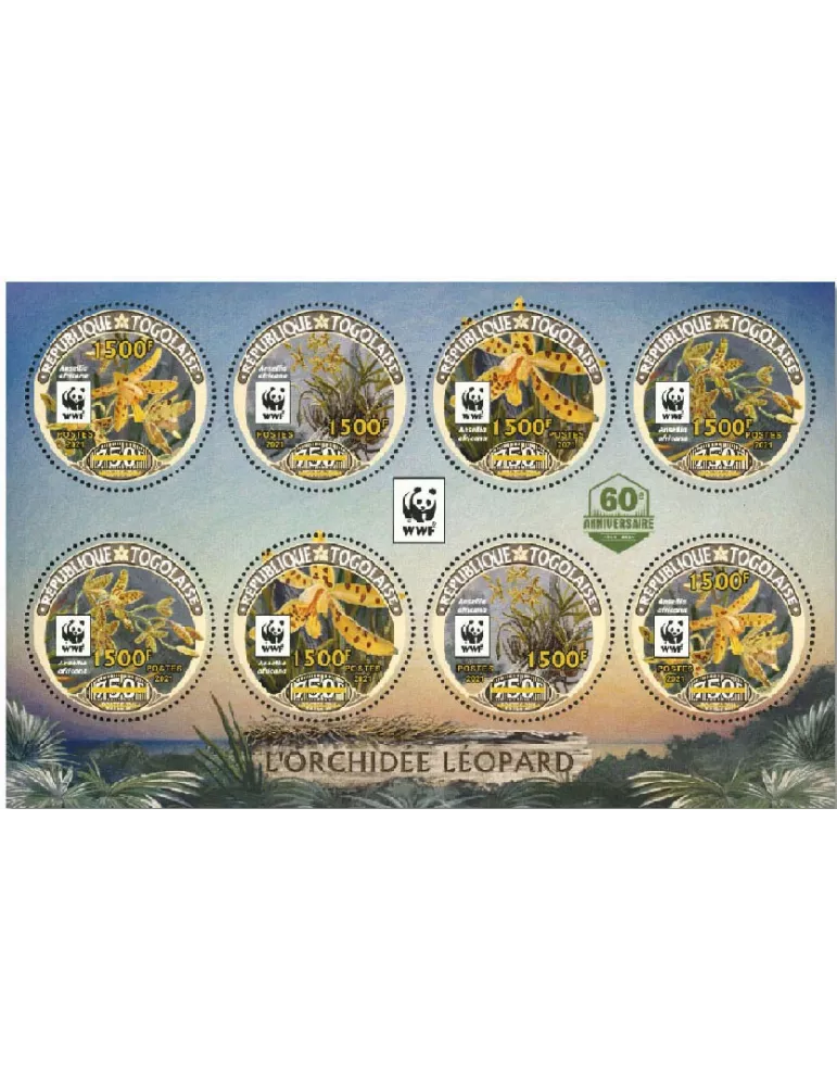 n° 9273/9276 (les 8 valeurs - 2 séries) - Timbre TOGO Poste