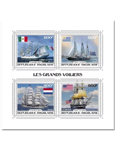 n° 9433/9436 - Timbre TOGO Poste