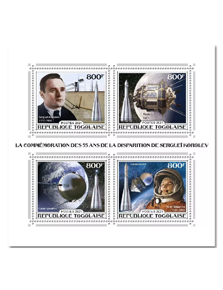 n° 9449/9452 - Timbre TOGO Poste