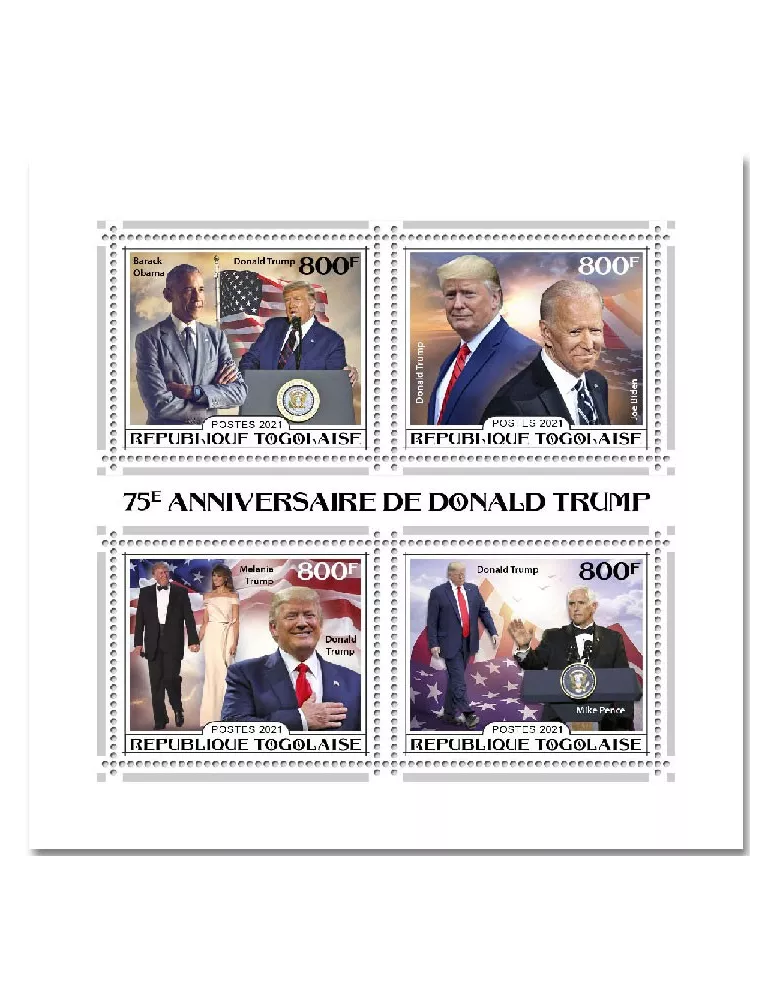 n° 9469/9472 - Timbre TOGO Poste