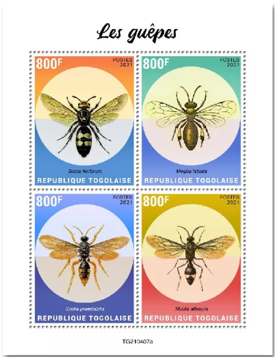 n° 9535/9538 - Timbre TOGO Poste