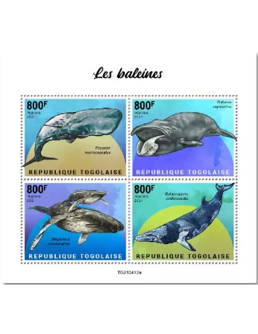n° 9555/9558 - Timbre TOGO Poste