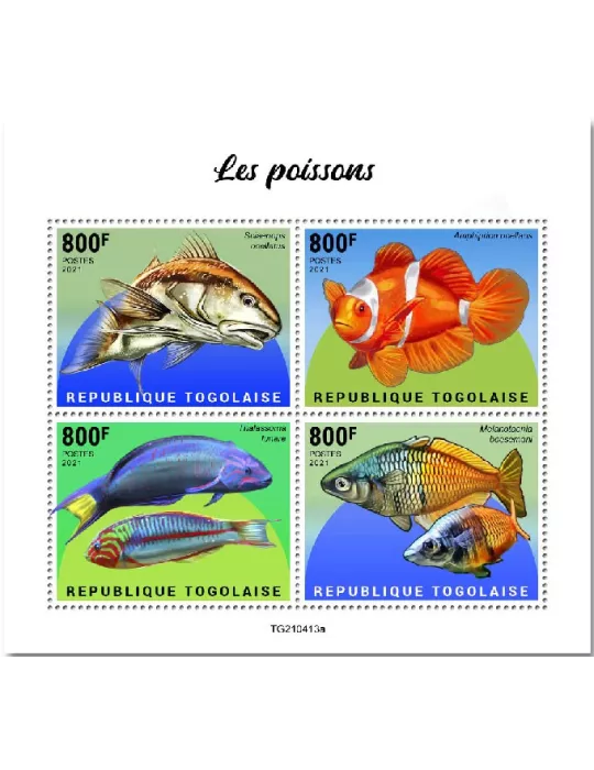 n° 9559/9562 - Timbre TOGO Poste