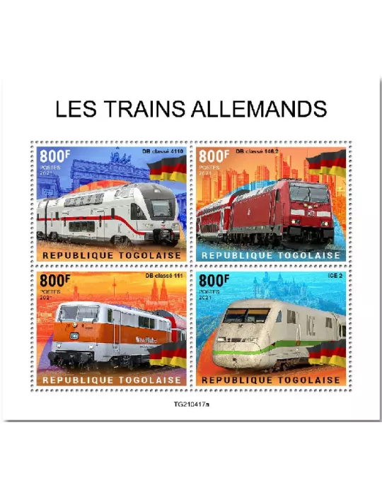 n° 9575/9578 - Timbre TOGO Poste