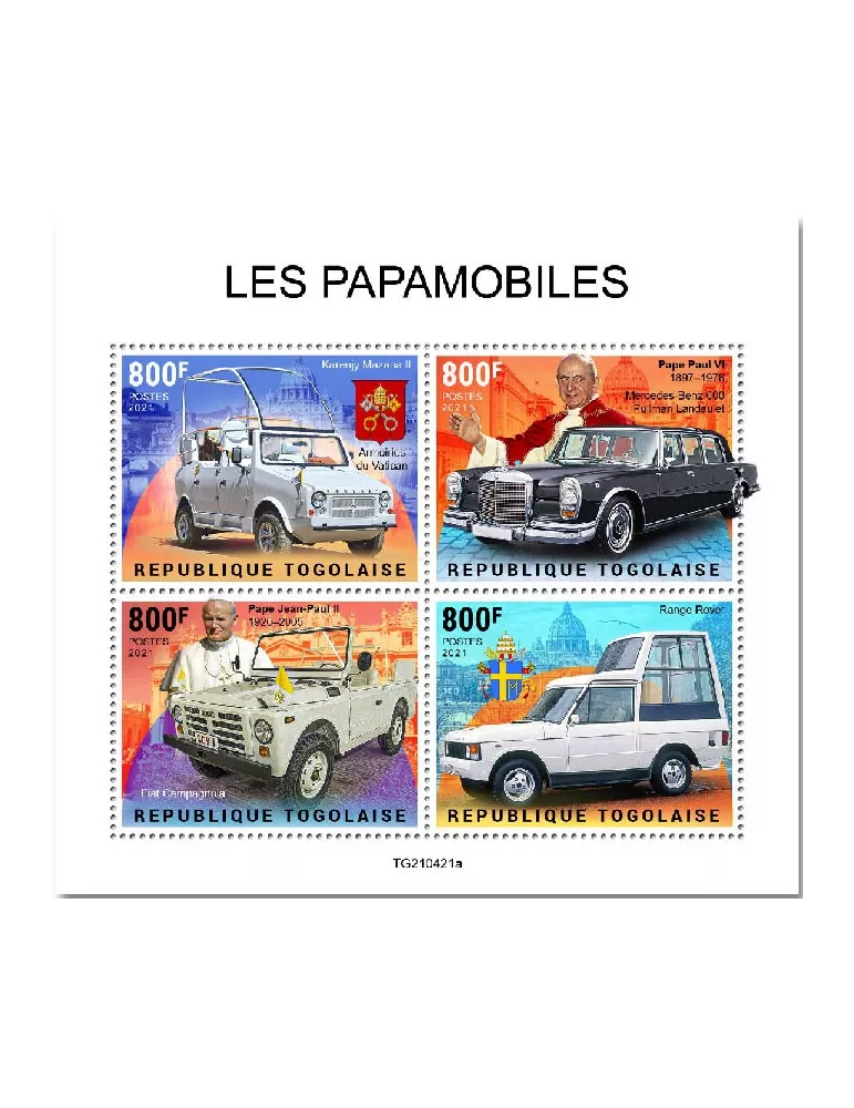 n° 9591/9594 - Timbre TOGO Poste