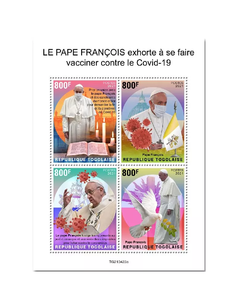 n° 9599/9602 - Timbre TOGO Poste