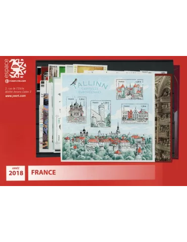 n° 5198/5290 - Timbre France Année complète (2018)