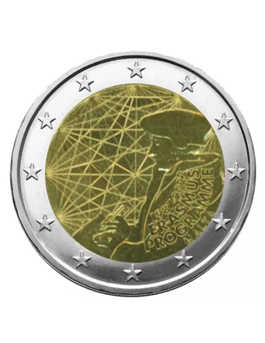 2 EURO COMMEMORATIVE 2022 : MALTE (35 Ans du Programme Erasmus)