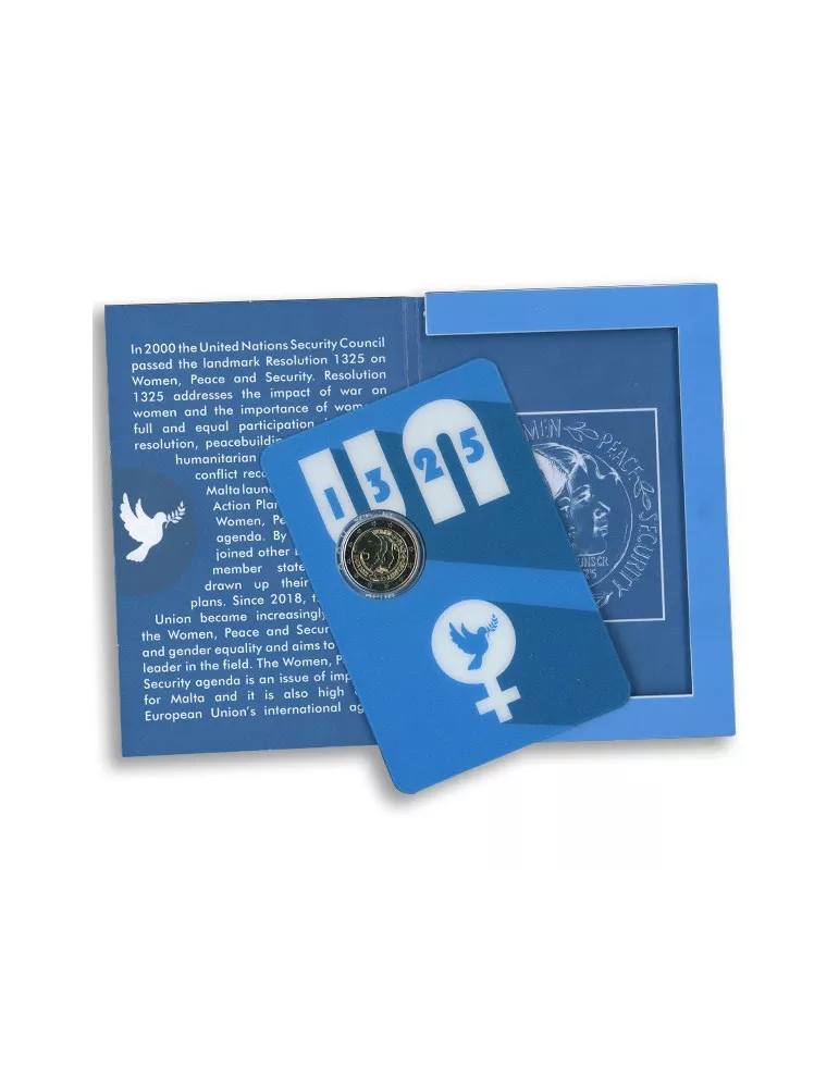 BU : 2 EURO COMMEMORATIVE 2022 : MALTE (Sécurité des Nations Unies ONU)