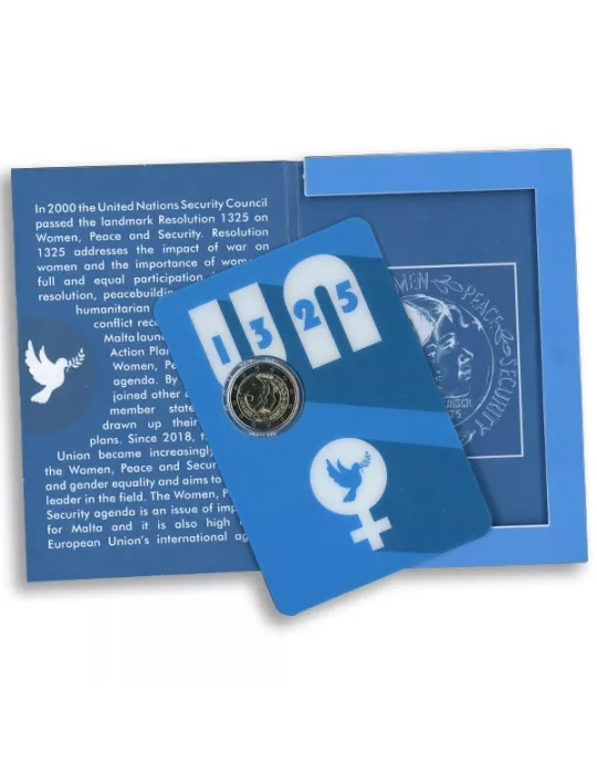 BU : 2 EURO COMMEMORATIVE 2022 : MALTE (Sécurité des Nations Unies ONU)
