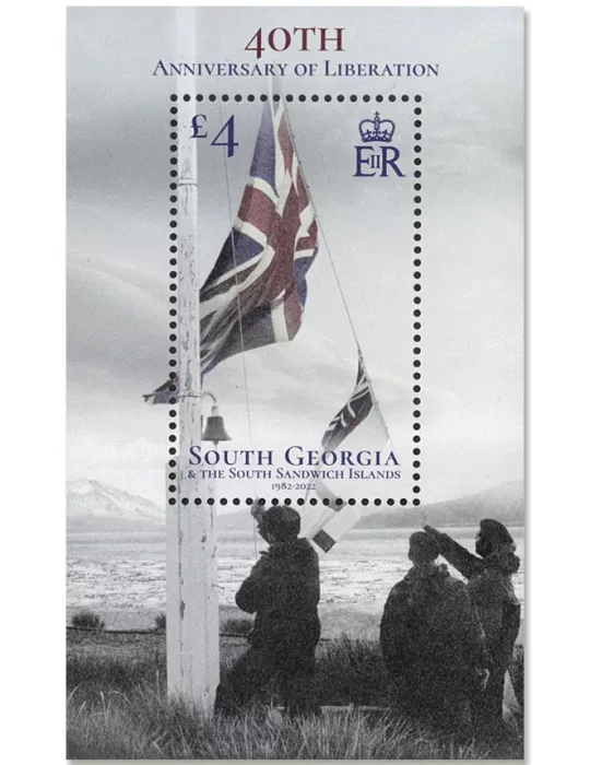 n°31 - Timbre GEORGIE DU SUD Blocs et feuillets