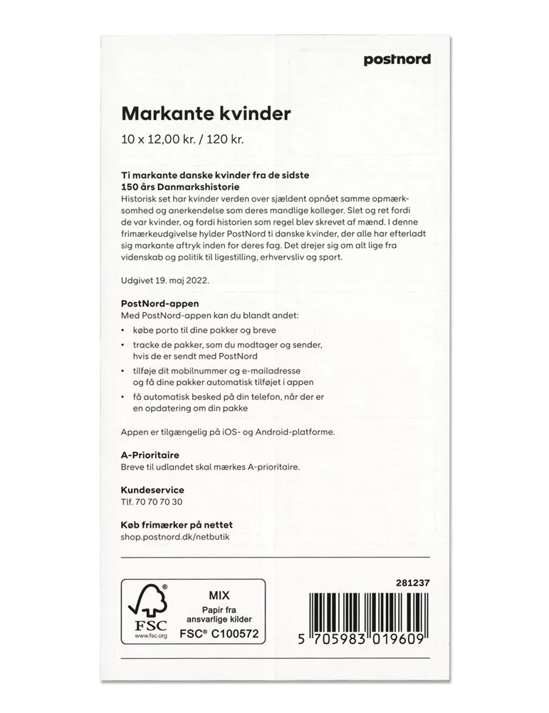 n°C2026 - Timbre DANEMARK Carnets