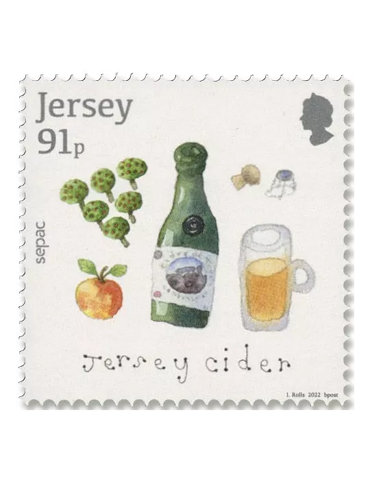 n°2671/2676 + le n° 2670 - Timbre JERSEY Poste